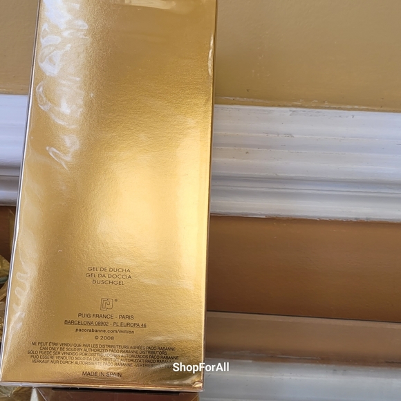 paco rabanne 1 million shower gel JUMBO 600 ML - Picture 3 of 6